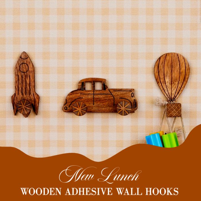 New Launch- Adhesive Kids Wall Hooks