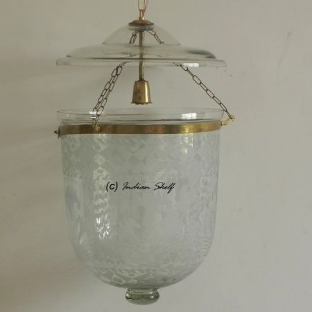 Clear Flower Big Lamp