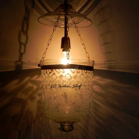 Clear Flower Small Lamp