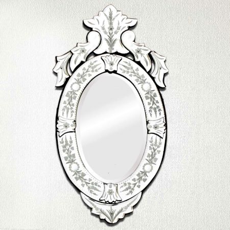 Oval Venetian Mirror-24.5 inches X 12 inches
