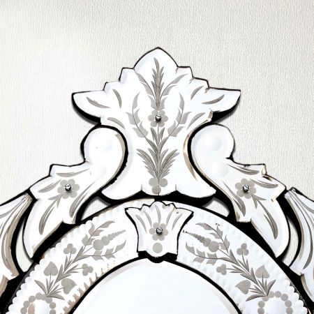 Oval Venetian Mirror-24.5 inches X 12 inches