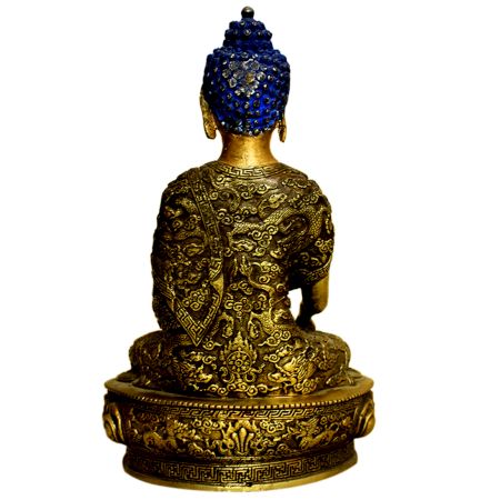 Brass Buddha (Ht-11 Inches)