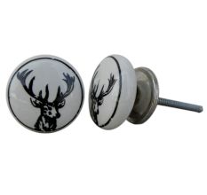 Deer Ceramic Kids Knob