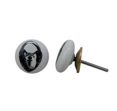 Ceramic Painted Lock Knob