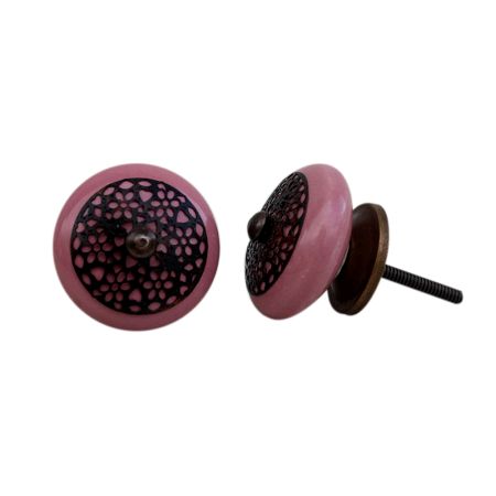 Pink Strewn Flat Knob-01