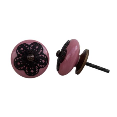 Pink Strewn Flat Knob-03