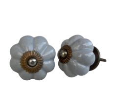 Light Grey Melon Knob