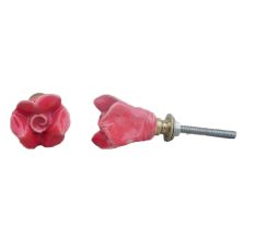 Old Pink Rose Knob