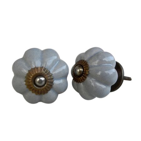 Light Grey Melon Knob