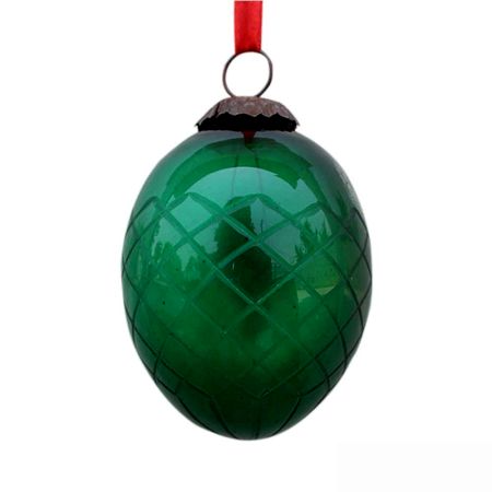 Green Avocado Box Cut Christmas Hanging