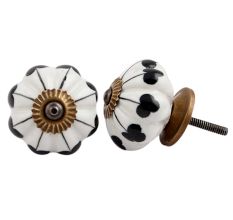 Black Leaf Melon Knob