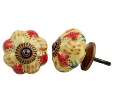 Red Ginger Melon Knob