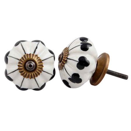 Black Leaf Melon Knob