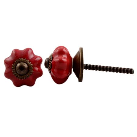 Dark Red Knob Small