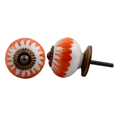 Amber Chakra Ceramic Knob Online