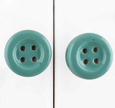 Sea Green Ceramic Button Knob