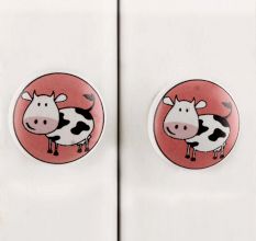 Cow Ceramic Knob