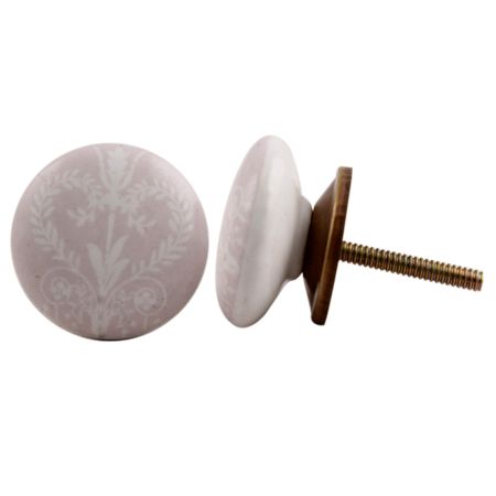 Baby Pink Veronica Flower Knob