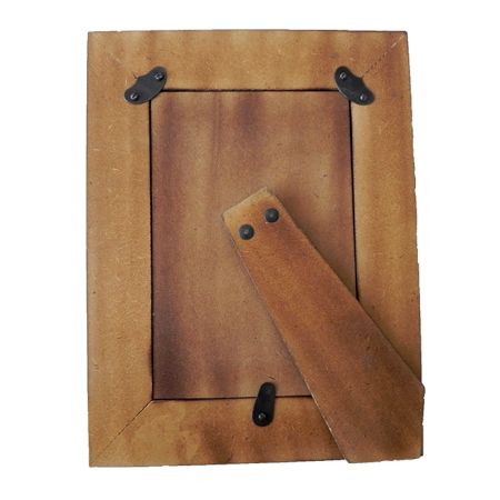 Navy Blue Button Photoframe With Orange Diary (Combo Pack)