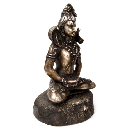 Hindu God Lord Shiva in Bronze Finish