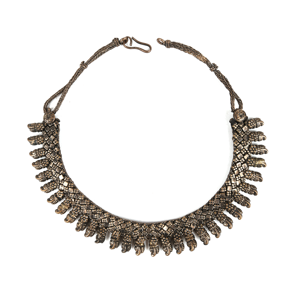 Oxidised Indian Tribal Ethnic Choker Necklace