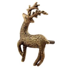 Golden Swamp Deer Brass Drawer Knobs