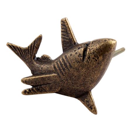 Shark Fish Cabinet Metal Knobs