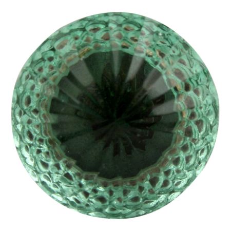 Mint Green Glass Wine Stopper