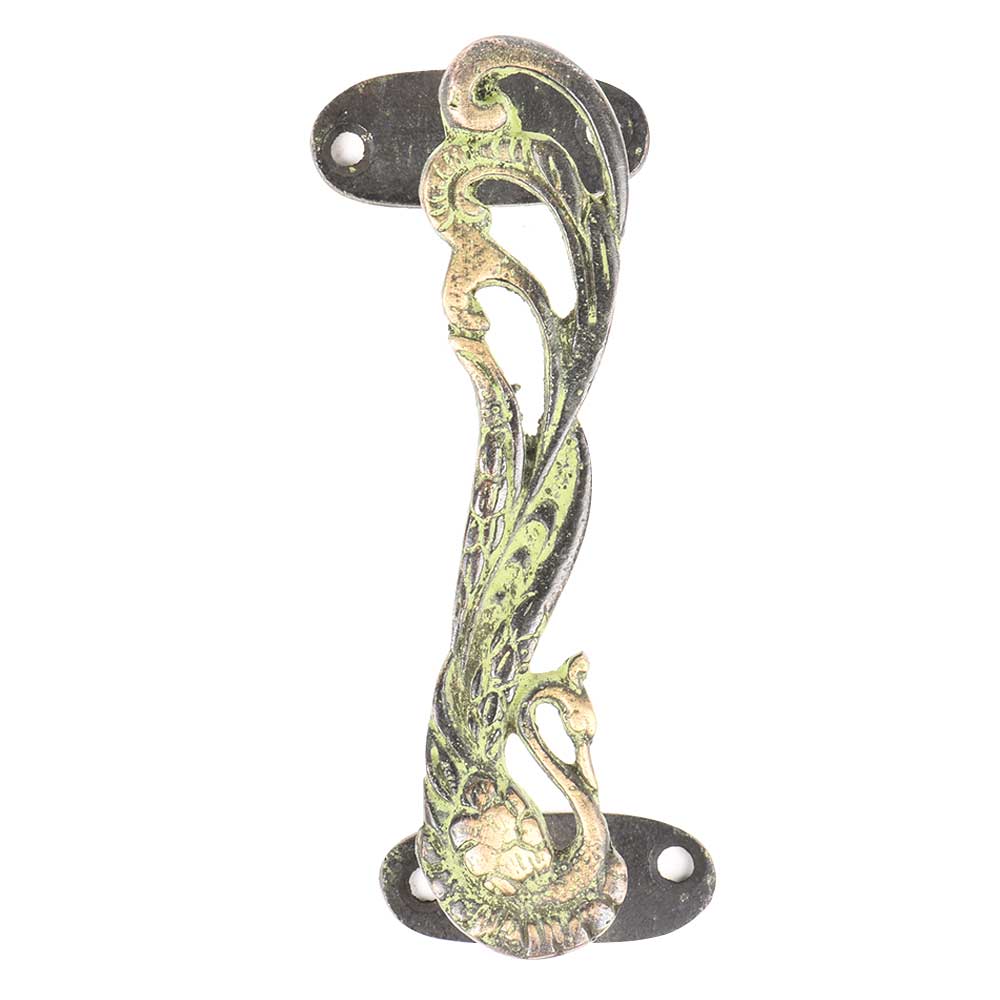 Peacock Bronze Door Pull Handles In Green Color