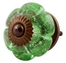 Green Melon Glass Drawer Knob Online