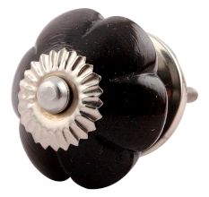 Black Melon Glass Dresser  Knob Online