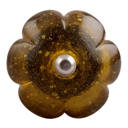 Olive Melon Glass Wine Stopper