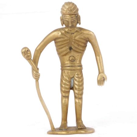 Brass Farmer Rustic Artifact