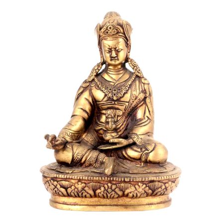Brass Statue Anger Sitting Buddha Meditating