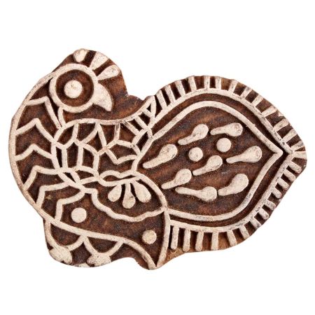 Set of 1 Piece New Wooden Printing Block