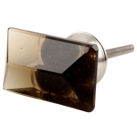  Smoke Prism Shape Glass Drawer Knob Online