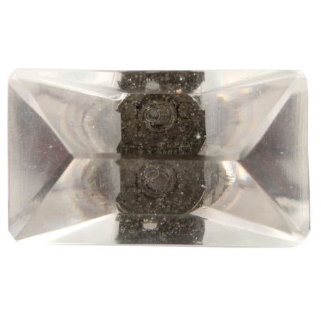 Clear Prism Shape Glass Wine Stopper