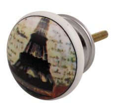 Multicolor Big Tower Ceramic Flat Cabinet Knob Online