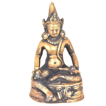 Old Tibetan Buddhism Buddhist Temple Bronze  Buddha Statue