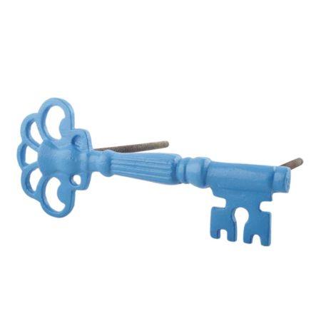 Turquoise Iron Door Handles