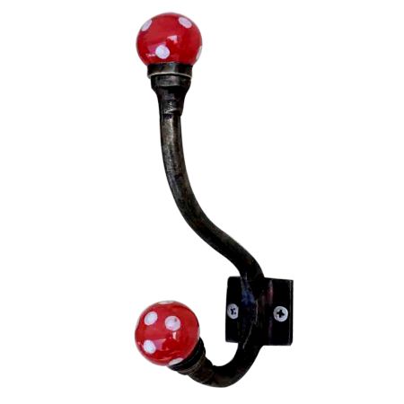 Red Dot Iron Hooks-EHG-30