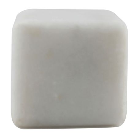 White Stone Square Dresser Knobs Online