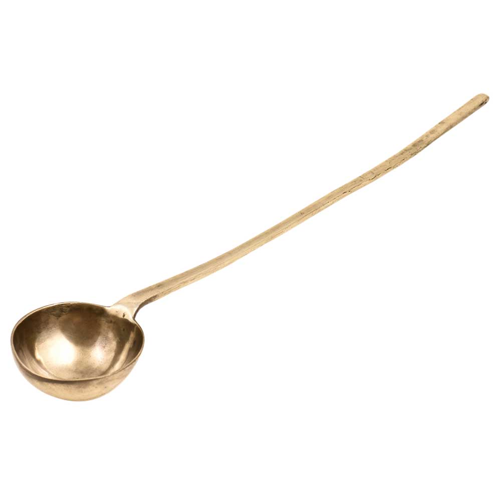 Handmade Rustic Brass Ladle Serving Spoon