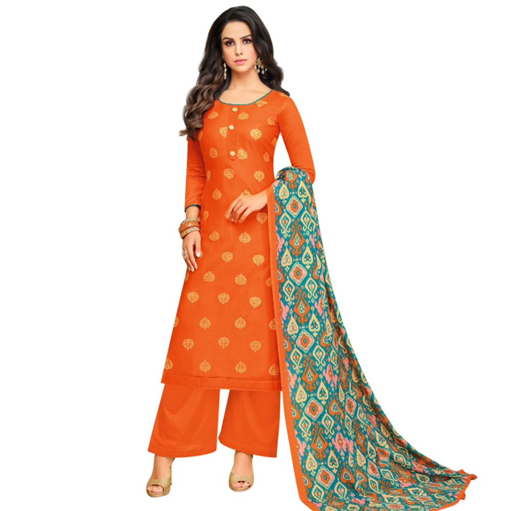 orange dress silk