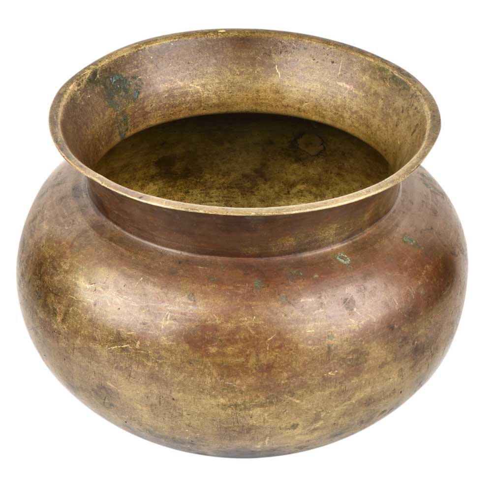 Tribal Style Simple Brass Water Pot 