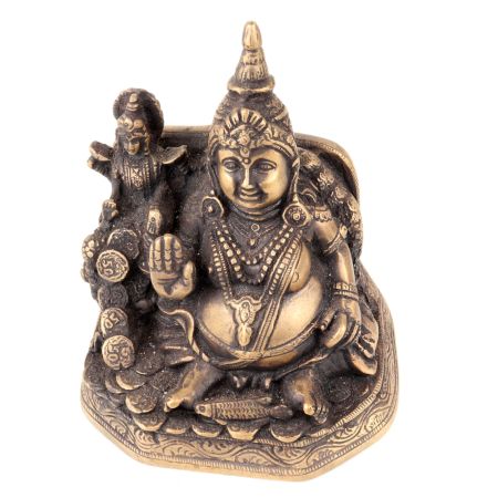 Brass Lord of Wealth Kuber Laxmi Statue