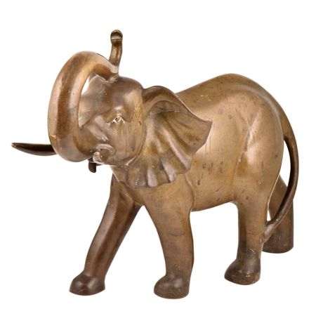 Handmade Brass Elephant Statue For Home Decoration Figurine