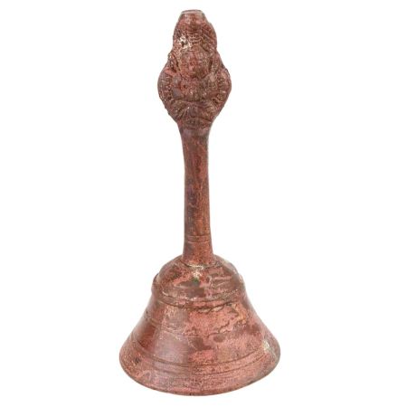 Brass Bell Hindu God Garuda Handle Temple Bell