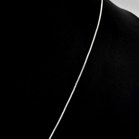 Inspirational 92.5 Sterling Silver chain with Believe In Hope Pendant