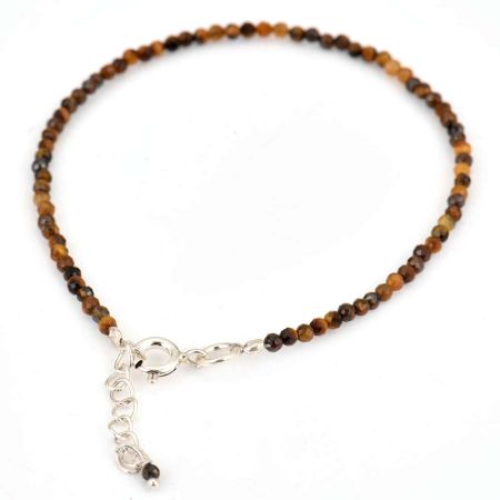 Tiger Eye Beaded Bracelet For Women